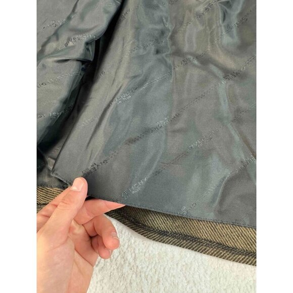 Givenchy En Plus Womens Shearing Wool‎ Button Relaxed Fit Olive Green Coat 16W - Picture 7 of 12